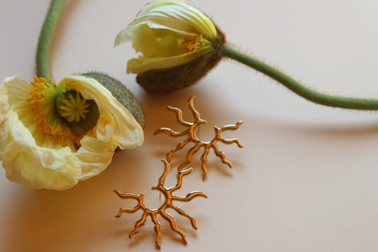 Boucles d'oreilles Sun